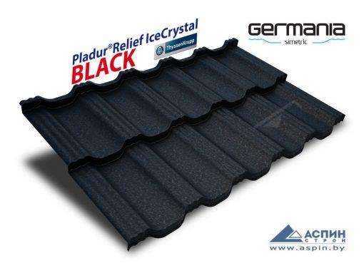 Blachotrapez Germania IceCrystal (RAL 9005, черный)