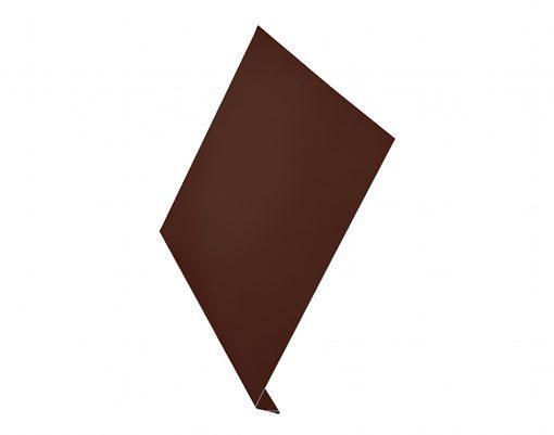 Ветровая планка AquaSystem GreenCoat Pural BT коричневый (RAL8017)